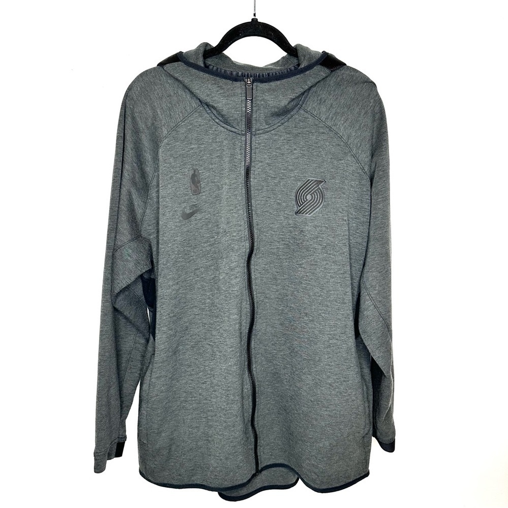 Nike Dri-Fit NBA Portland Trail Blazers Standard Fit Full Zip Jacket Mens Sz XXL